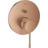 Смеситель однорычажный для ванны GROHE ESSENCE, круглая розетка, теплый закат матовый () 24058DL1