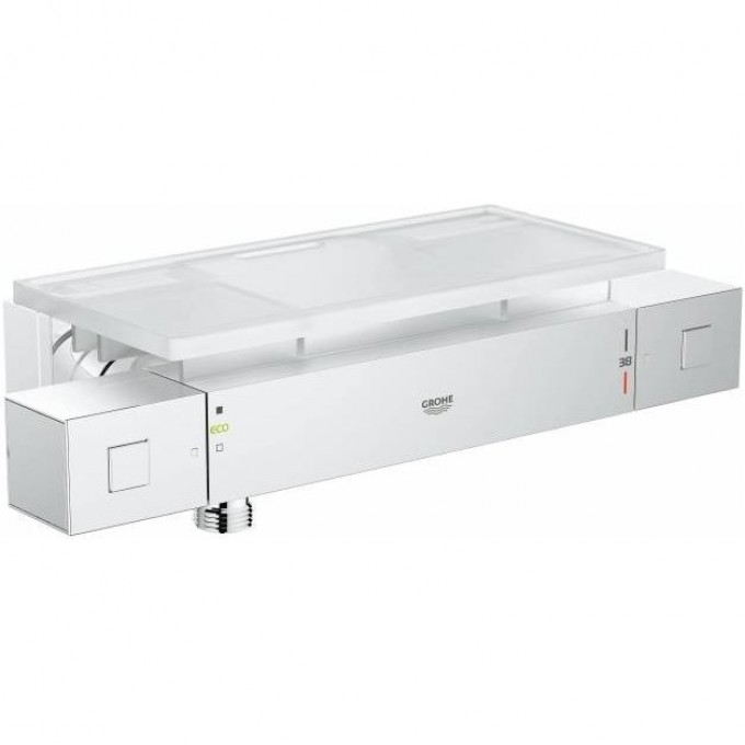 Термостатический смеситель для душа GROHE GROHTHERM CUBE с полочкой, хром 34491000 Термостатический смеситель для душа GROHE GROHTHERM CUBE с полочкой, хром 34491000