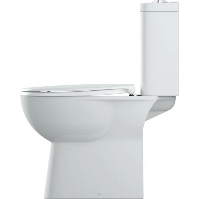 Унитаз напольный безободковый GROHE BAU CERAMIC со смывным бачком и сиденьем с микролифтом (выпуск в пол), альпин-белый 39346000 Унитаз напольный безободковый GROHE BAU CERAMIC со смывным бачком и сиденьем с микролифтом (выпуск в пол), альпин-белый 39346000