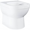 Унитаз напольный приставной безободковый компактный GROHE EURO CERAMIC (без сиденья), альпин-белый () 39329000