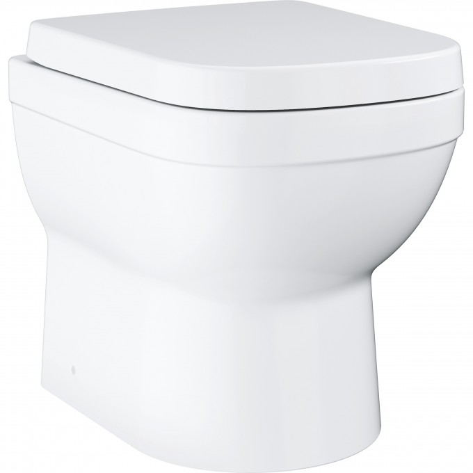 Унитаз напольный приставной GROHE EURO CERAMIC, альпин-белый 39555000 Унитаз напольный приставной GROHE EURO CERAMIC, альпин-белый 39555000