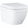 Унитаз подвесной GROHE EURO CERAMIC с сиденьем, альпин-белый () 39554000