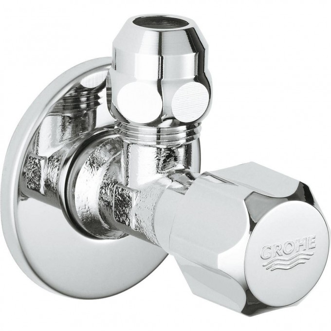 Вентиль угловой GROHE 1/2″-3/8″ для подключения смесителей, хром 2201700M Вентиль угловой GROHE 1/2″-3/8″ для подключения смесителей, хром 2201700M