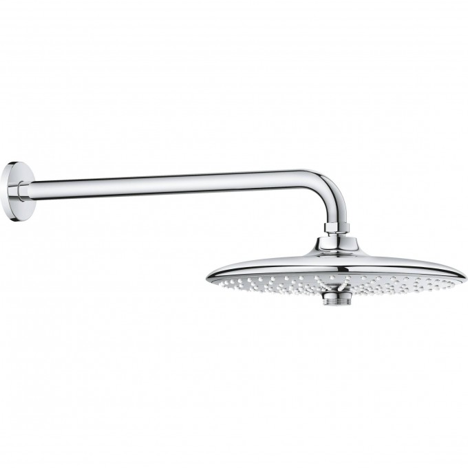 Верхний душ GROHE EUPHORIA 260 SMARTCONTROL с душевым кронштейном 380 мм, хром 26458000 Верхний душ GROHE EUPHORIA 260 SMARTCONTROL с душевым кронштейном 380 мм, хром 26458000