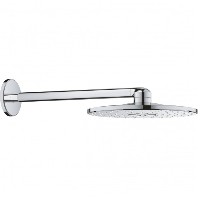 Верхний душ GROHE RAINSHOWER 310 SMARTACTIVE с душевым кронштейном 430 мм, 2 режима струи, хром () 26475000 Верхний душ GROHE RAINSHOWER 310 SMARTACTIVE с душевым кронштейном 430 мм, 2 режима струи, хром () 26475000