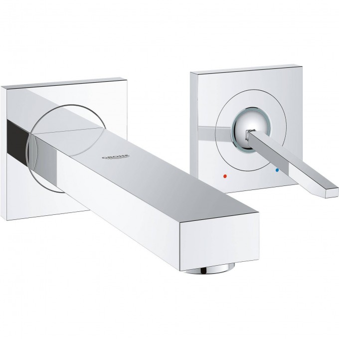 Внешняя часть смесителя для раковины GROHE EUROCUBE JOY на 2 отверстия (излив 170 мм), хром () 19997000 Внешняя часть смесителя для раковины GROHE EUROCUBE JOY на 2 отверстия (излив 170 мм), хром () 19997000