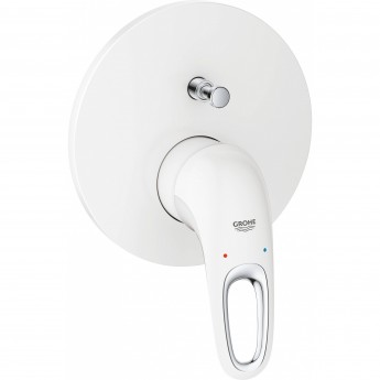 Внешняя часть смесителя для ванны GROHE EUROSRYLE 2015 Solid, белая луна