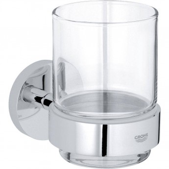 Стакан с держателем GROHE ESSENTIALS, хром